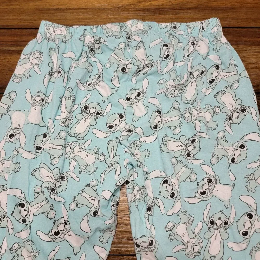 Disney All-Over Stitch Blue PJ / Lounge Pants - Size 1XL - Picture 4 of 5